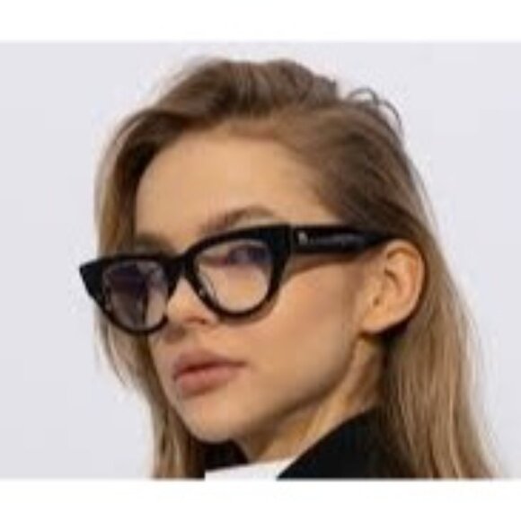 NEW VALENTINO EYEGLASSES ESSENTIAL-III  VLX-125A CAT EYE WOMEN BLACK EYEWEAR - Picture 2 of 4